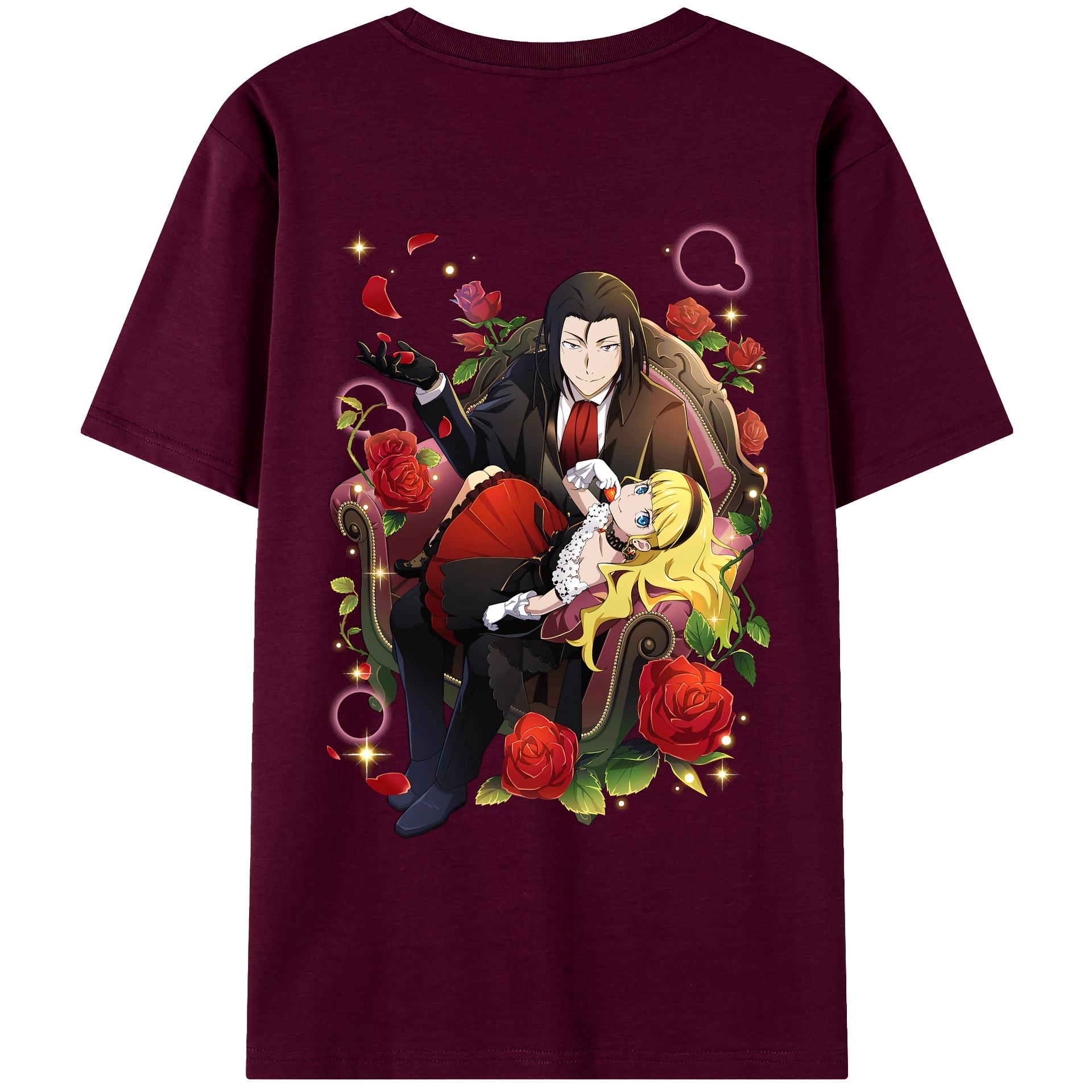 （画像用） 文豪ストレイドッグス Bungo Stray Dogs レディース半袖Tシャツ(バックプリント)